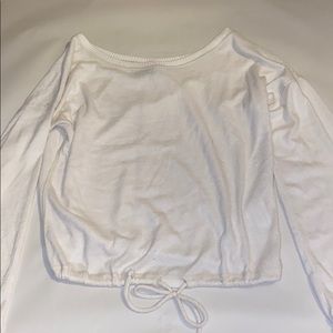 Abercrombie & Fitch Crewneck with tie at bottom